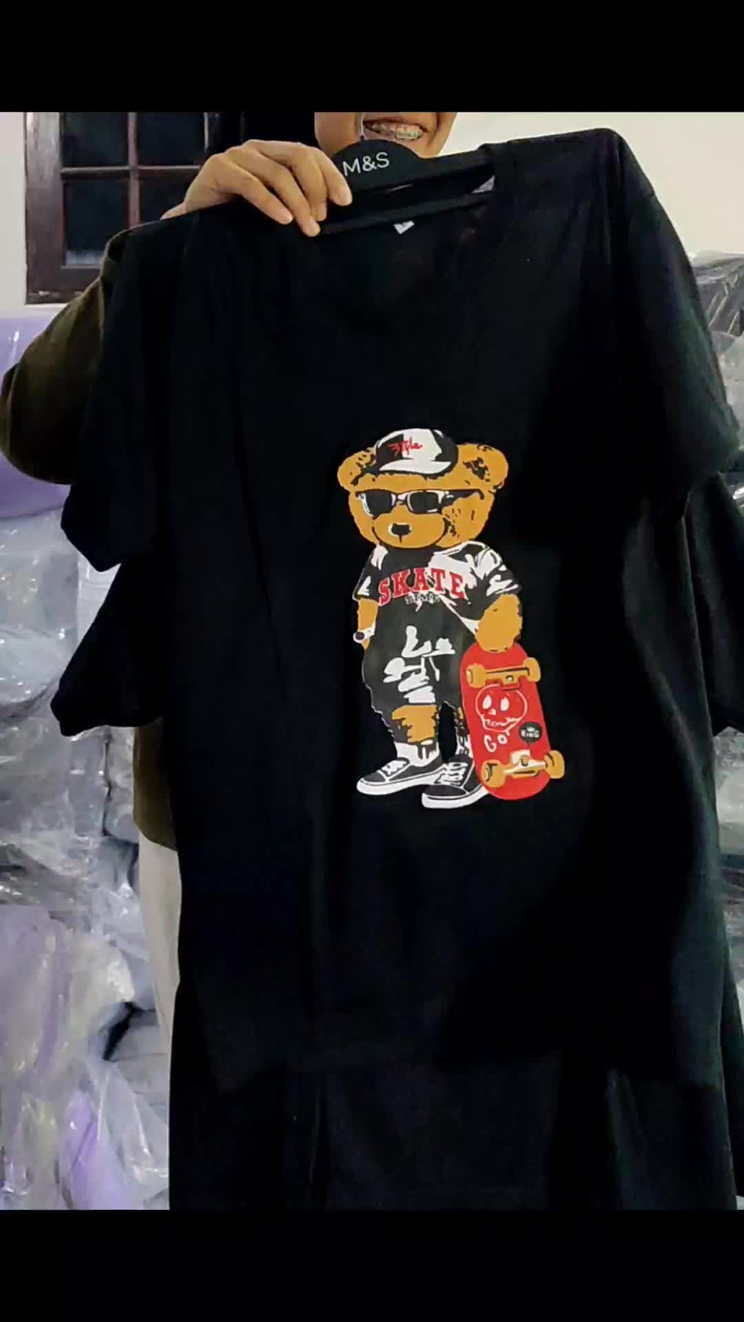 Paket Kaos Motif Boneka Beruang 100 Ribu Dapat 6 Kaos