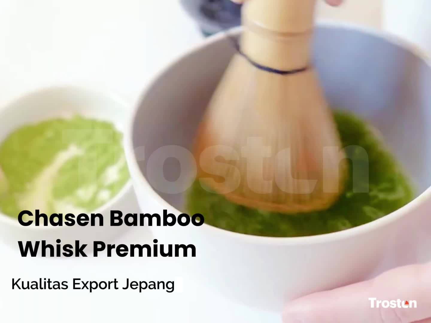 Chasen Bamboo Whisk - Pengaduk Matcha Bambu - 100sec Baibenli Original