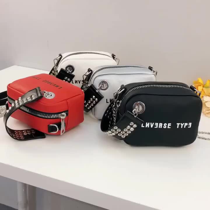 MFB 11690 TAS SELEMPANG KECIL WANITA SLINGBAG TAS DOMPET SLINGBAG PUTIH GEMES