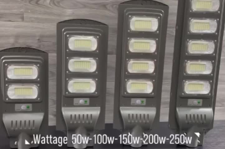 [Garansi 1 Tahun+Tiang] Lampu Hemat Listrik Tenaga Surya 50W-200W PJU Waterproof