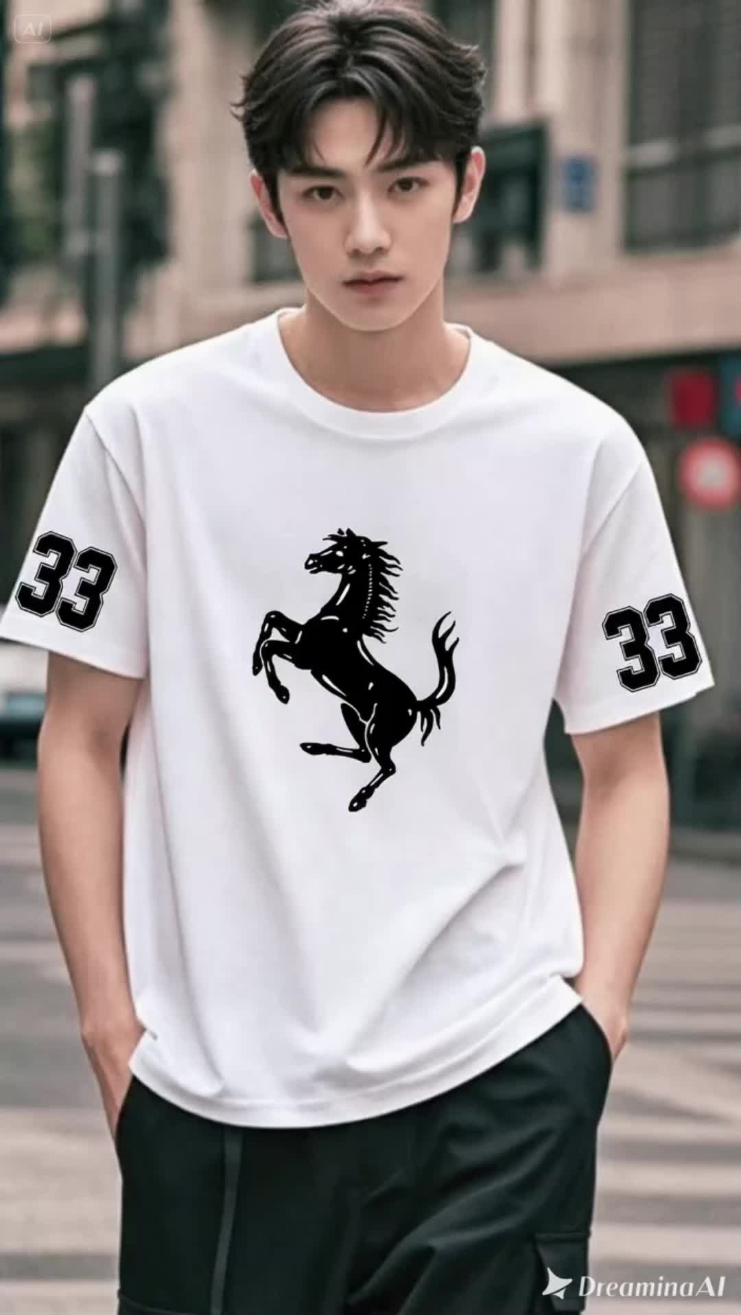 baju kaos distro import pria Combed Sablon Katun Nyaman