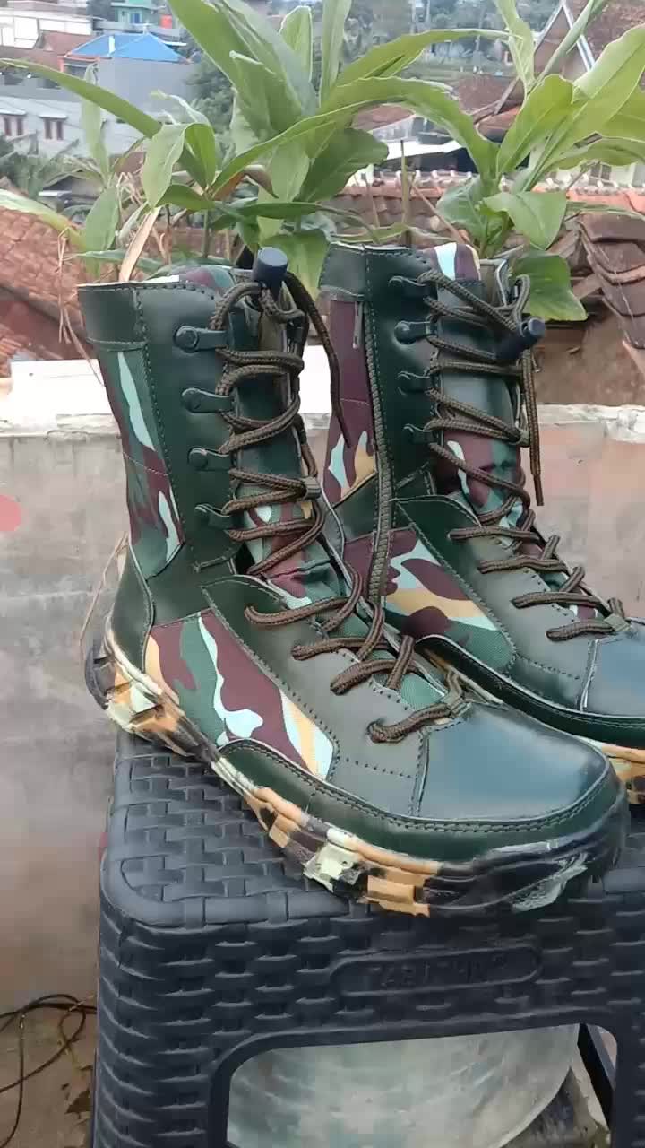 SEPATU PDL HIJAU LORENG JATAH BRIMOB TERBARU