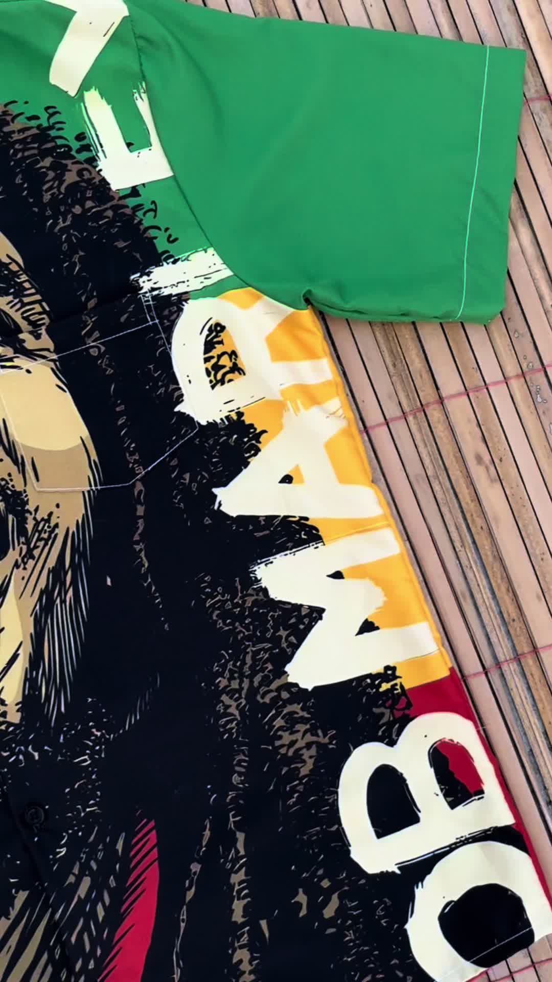Baju KEMEJA KEKINIAN PRIA WANITA DOWEAR MOTIF BOB MARLEY 013 Printing