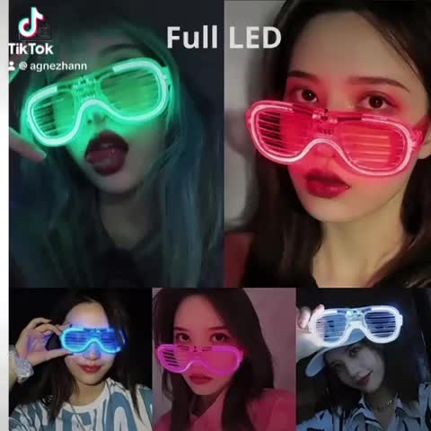 Kacamata Lampu LED Luminous / Kacamata LED Colorful / Kacamata Pesta Party