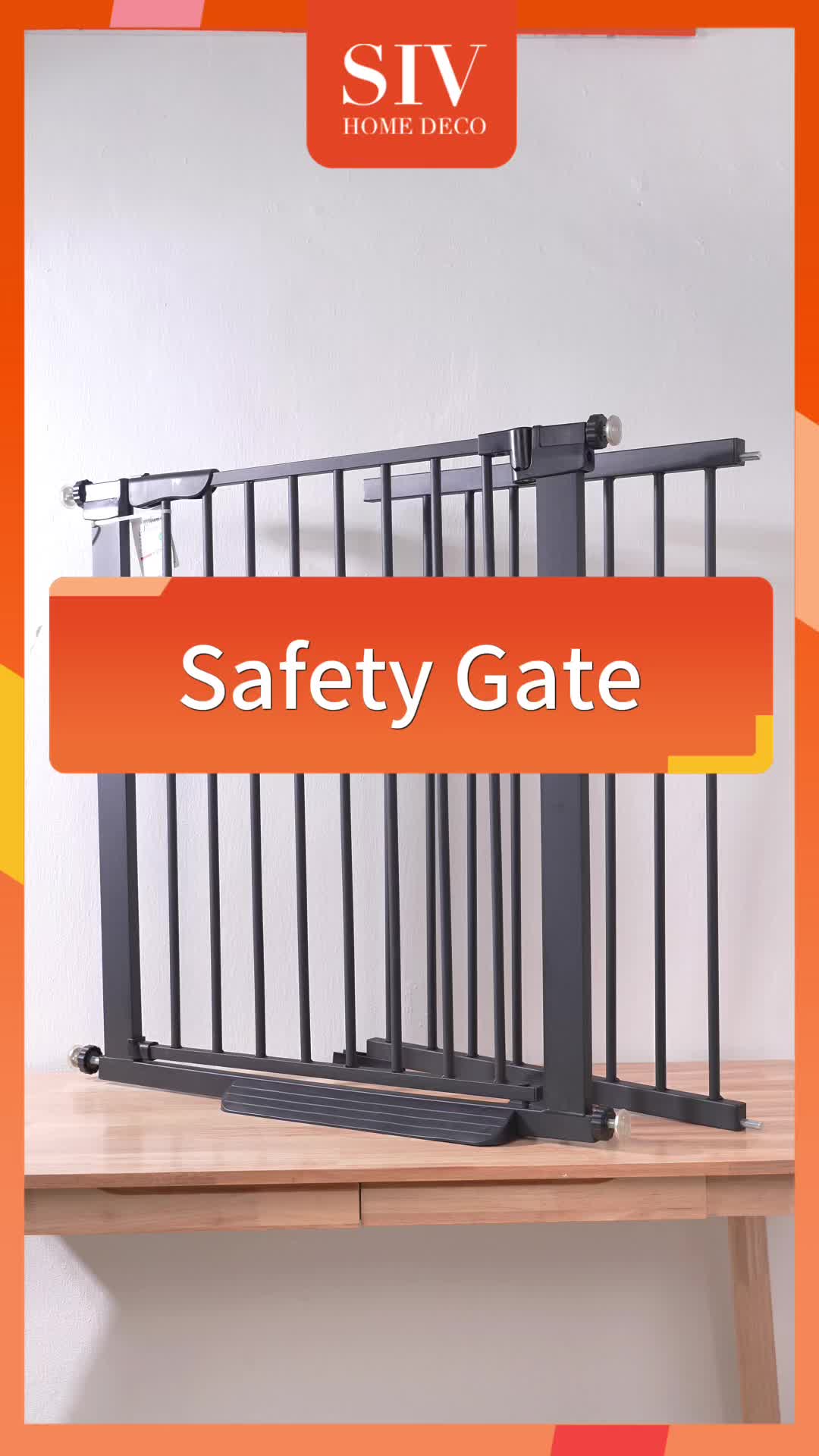 SIV Baby Safety Gate Pagar Pintu Bayi Penghalang Pintu Bayi Pagar Tangga Bayi Pagar Pengaman Bayi Pintu Tangga Pengaman Anak