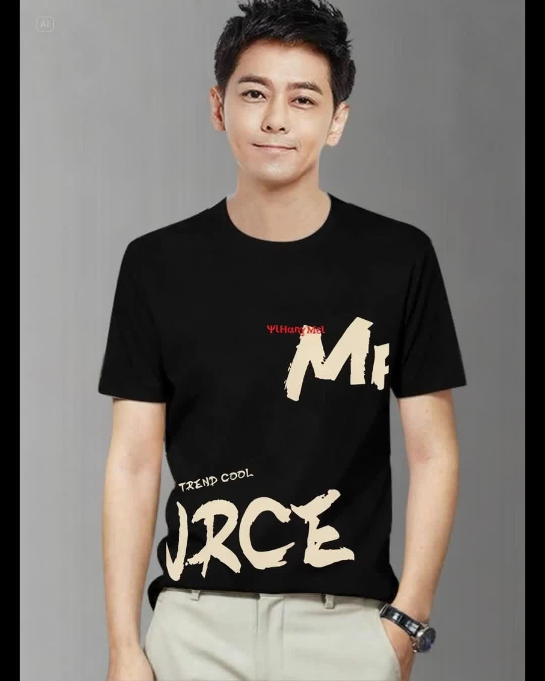 Baju kaos pria dan wanita bahan catton combed 24s sablon print DTF MF
