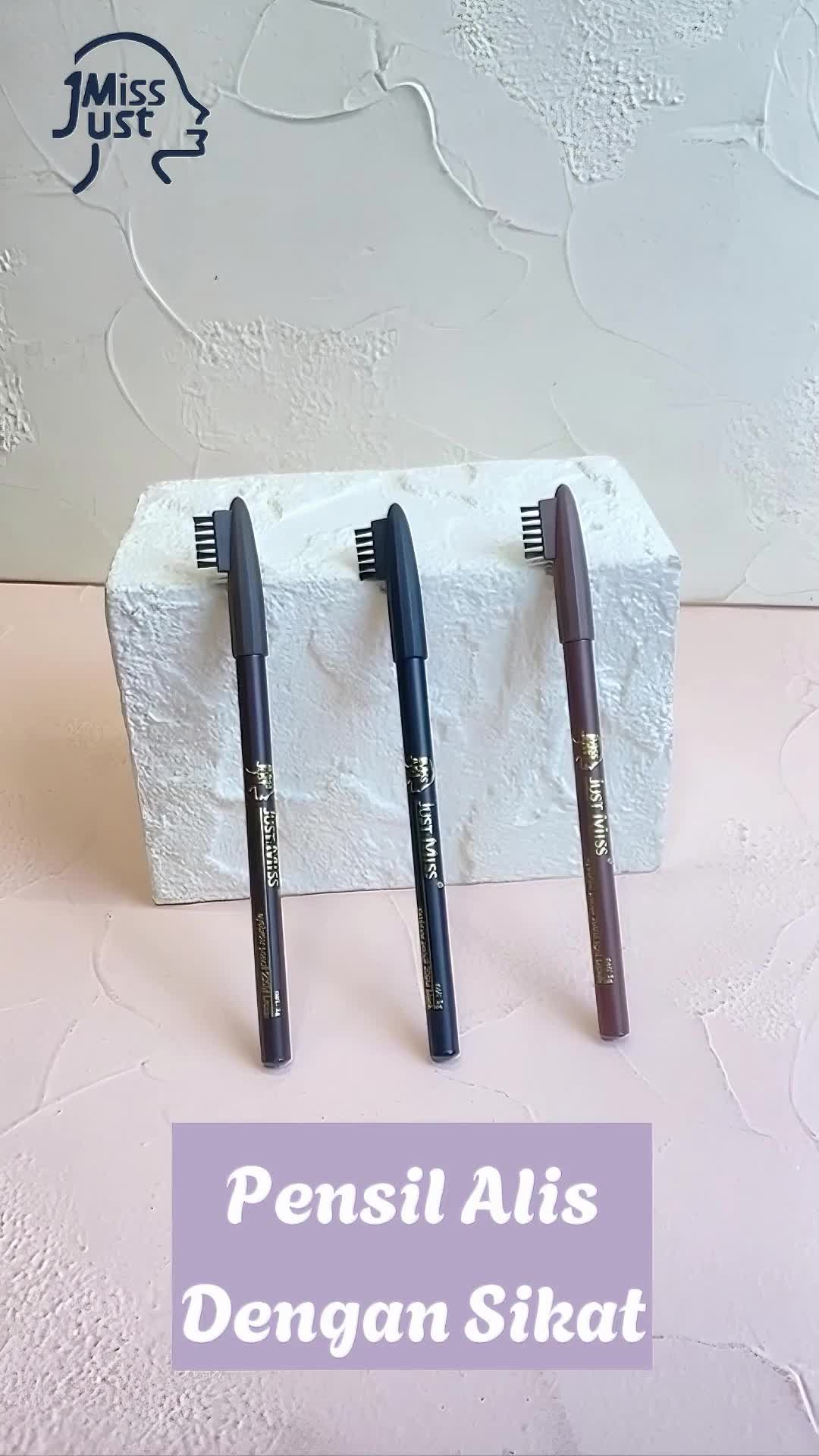 Just Miss Pensil Alis Dengan Sikat 1 g Eyebrow Pencil JUS-209M