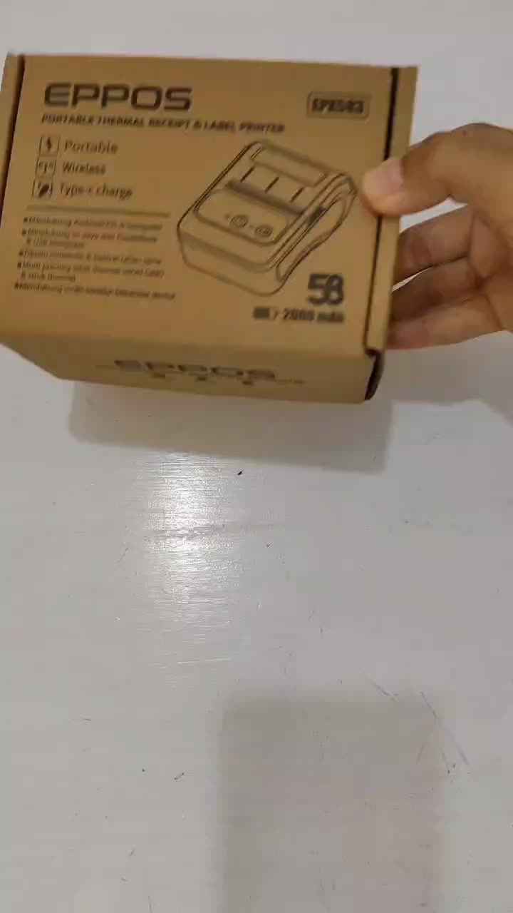 BONUS 5 KERTAS + PRINTER BLUETOOTH THERMAL MINI KASIR STRUK/PPOB STRUK THERMAL 58MM X-583 ANDROID IOS