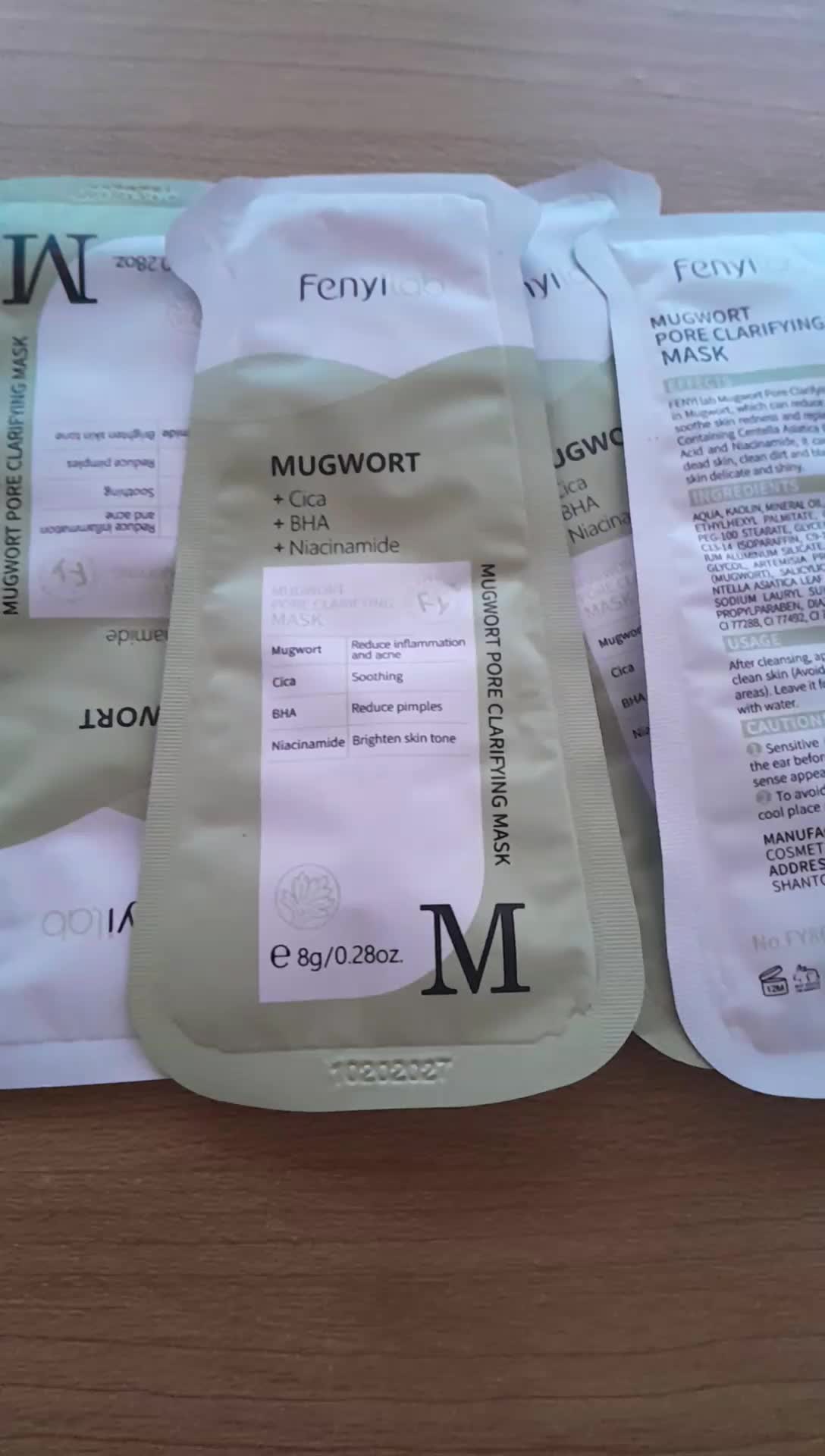 Penyi Mugwort Masker Wajah isi 10 Pencerah Kosmetik