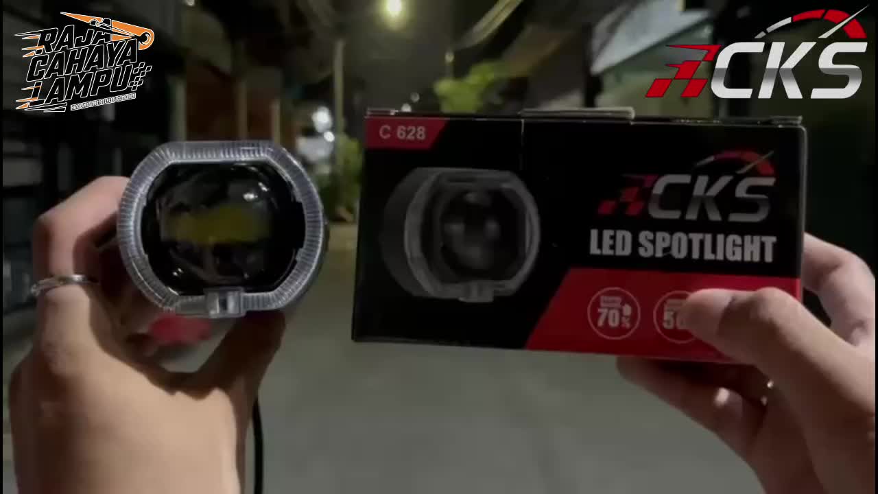 Lampu Biled Matrix X1 CKS C628 PRO 2,5 Inch Cahaya Flat Cut Bisa Piw Piw Universal Motor Dan Mobil