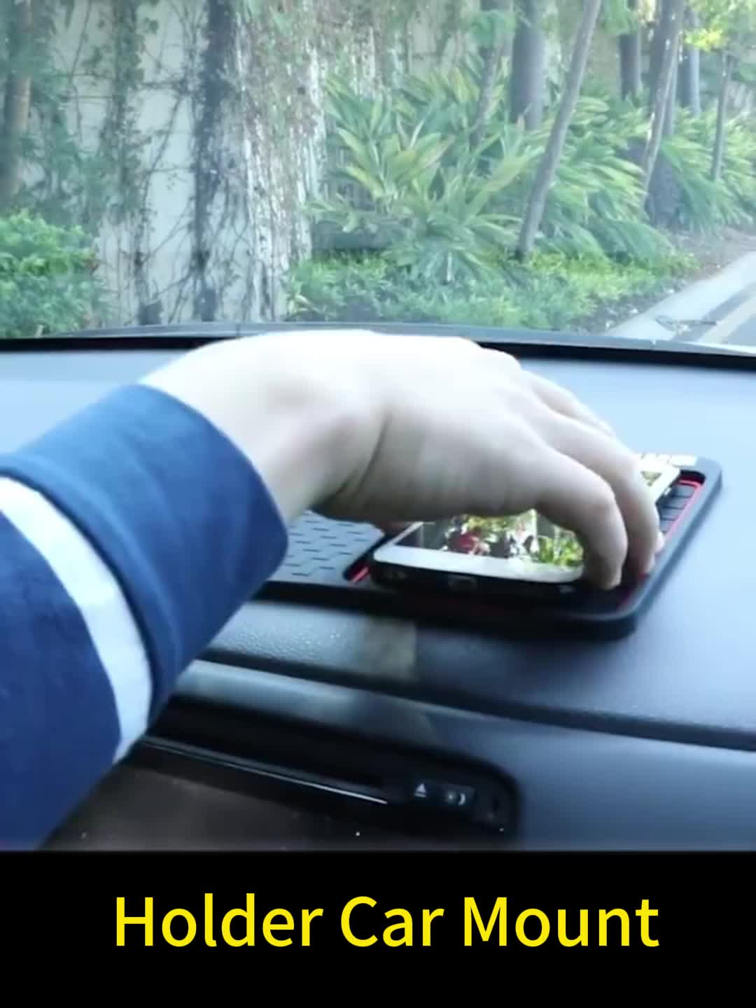 【Bosjie】Car Dashboard Anti Slip Car Anti Slip Phone Holder HP Car Phone Car Dashboard Anti Skid Mat Car MbileCar Mount Phone Holder Mat Alas Mobil Dashboard 3 in 1 Multifungsi Universal Stand Holder