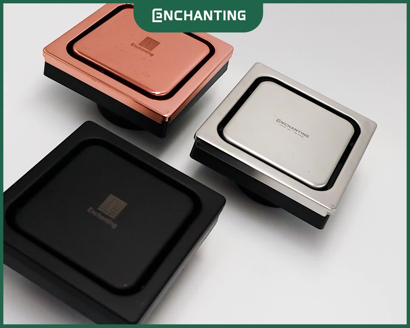 ENCHANTING Floor Drain Saringan Got Stainless Steel Anti Serangga & Anti Bau 10x10 cm E1553