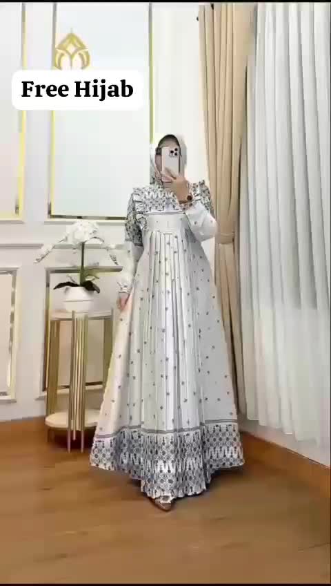 KHALISA SET HIJAB SILK PREMIUM DRESS WANITA GAMIS SILK KEKINIAN