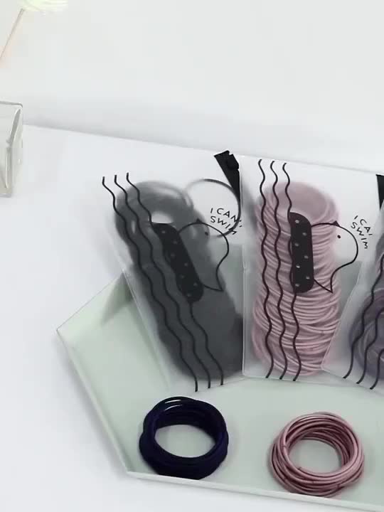 100 PCS Karet Rambut Scrunchies Polos Elastis Gaya Korea untuk Wanita