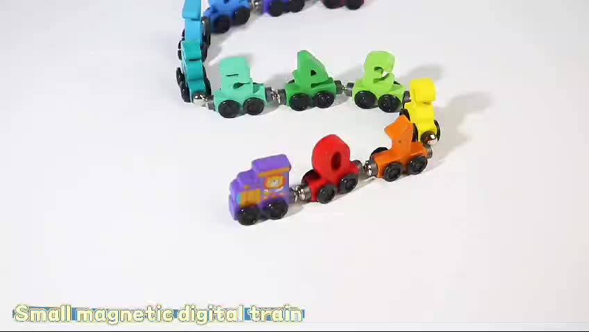 [IM] Mainan Anak Kereta Api Roda Angka / Mainan Edukasi Kereta Api Beroda 1-10 Magnet / Mainan Angka Magnet Kereta Api
