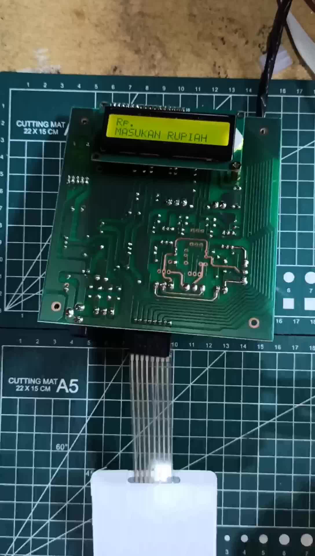 Layar LCD 1602 Ukuran 16x2 untuk Layar Aurduino Karakter Warna Hijau - LCD cpu pom mini digital