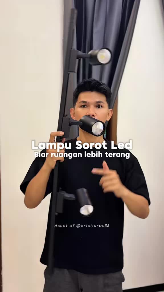 Paket 1 Set isi 3 lampu 150 Watt Rell 0.5 Meter Track LED Sorot Tracklight Paket Lampu Sorot 150w 1 set isi 3 + Rel 0.5M Track Light Rel Spotlight Warm Light Cold Lightlampu downlight led plafon