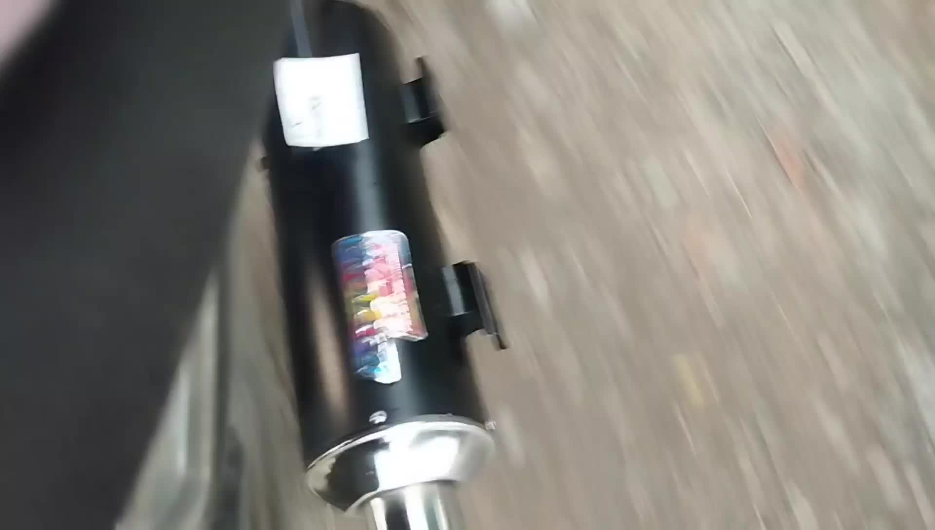 Knalpot matic Draco dop full chrome.  untuk honda dan yamaha. tersedian pilihan untuk motor matic.