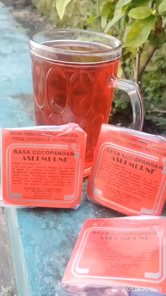 Bahan Sirup Asli Murni Khas Solo Rasa Cocopandan - Perisa & Pewarna Natural dari Solo Minuman