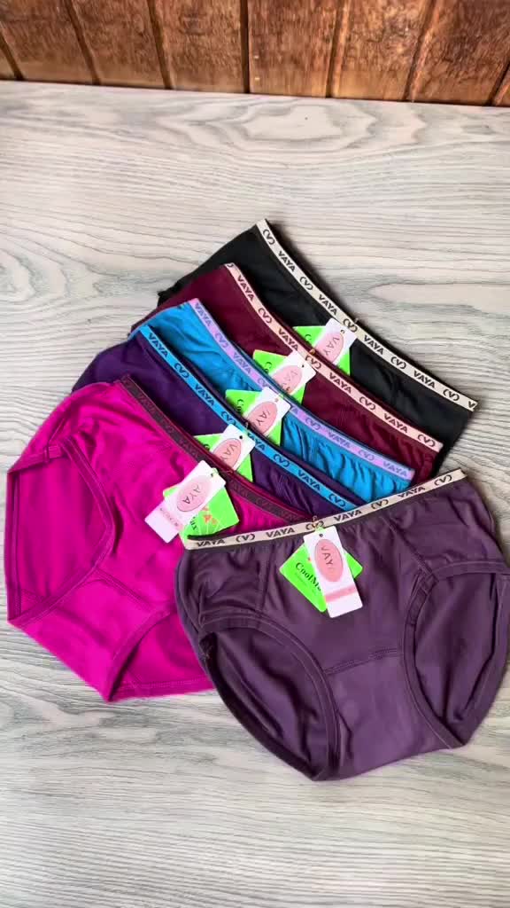 (6pcs) Celana Dalam Wanita Vaya 358 / Celana Dalam Premium Higt Quality Katun Lembut Nyaman