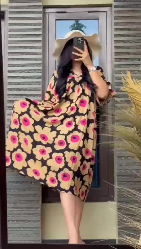 Daster Hits Wanita Rayon Busui Resleting Dada Ld 130 Dress Jumbo Pendek Motif Bunga Baju Tidur Bumil Kain Lembut Nyaman Non Kancing