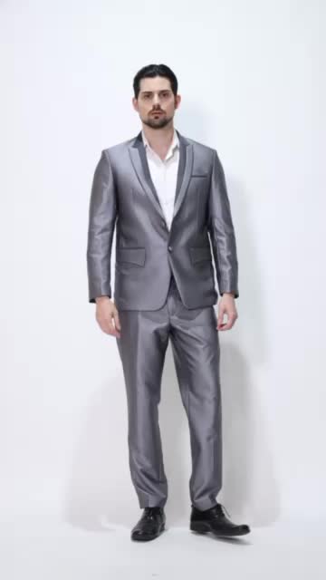 HWTAILOR SETELAN JAS WINGS pria semiwool kerah open list glosy Wedding pengantin Blazer Pria Celana Formal Casual Kantor Hitam Setelan Slimfit Wisuda