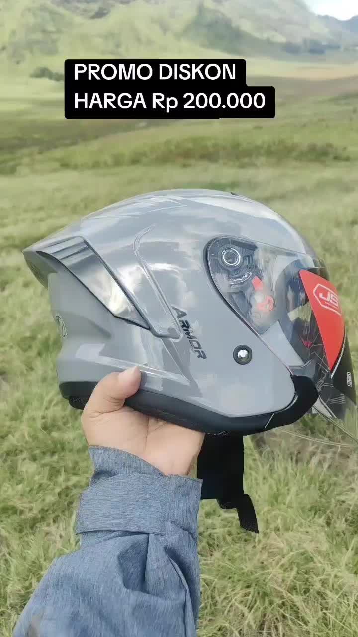 Helm Half Face JS Armor Centro Paket Ganteng Original Sni Motorcycle helm