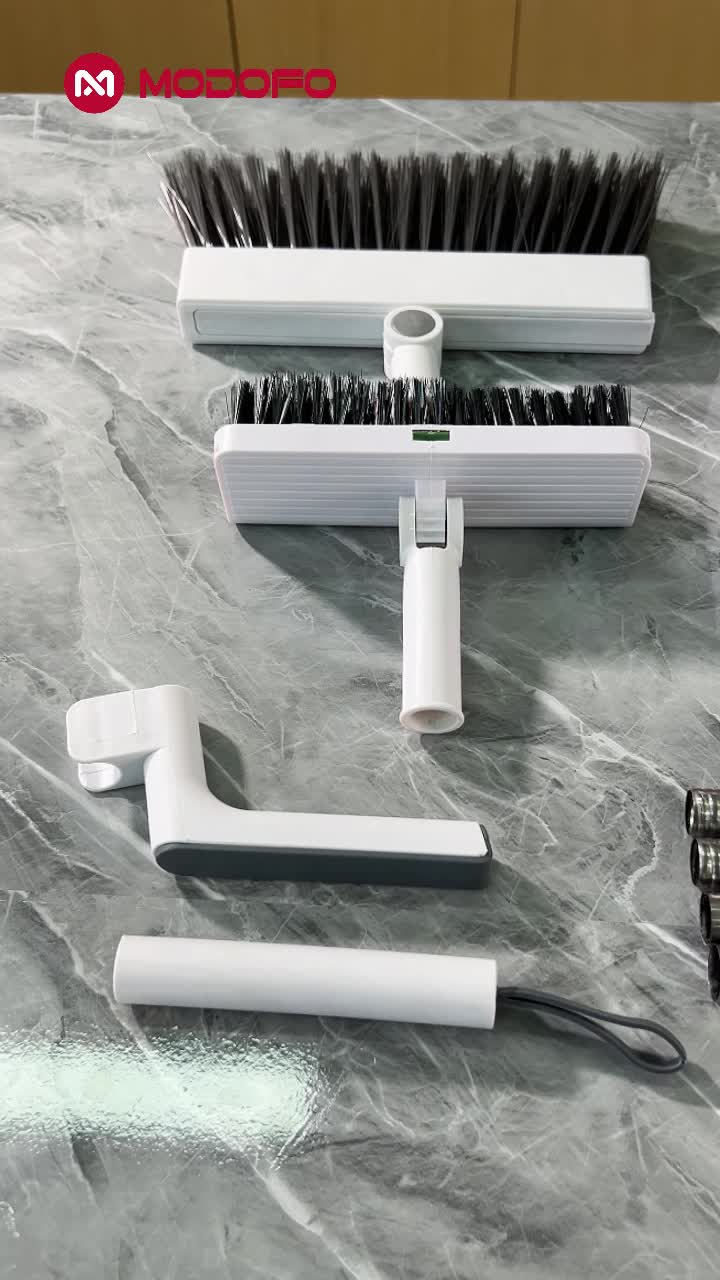 【COD】MODOFO 4-in-1 set sapu lantai alat pembersih lantai sapu pengki sekop air pel sekop pembersih lantai karet