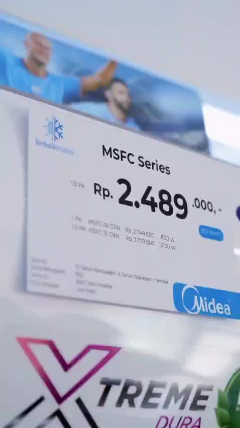 AC Midea 1/2 PK R32 MSFCE05CRN / MSFCE 05 CRN
