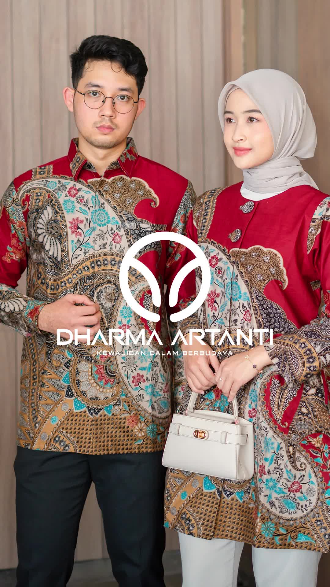DHARMA ARTANTI | Couple Batik Motif Selendang Lapis Trikot/Furing Full Body Lengan Panjang Busui Friendly/Wudhu Friendly | Batik Kantor | Batik Premium | Atasan tunik batik jumputan