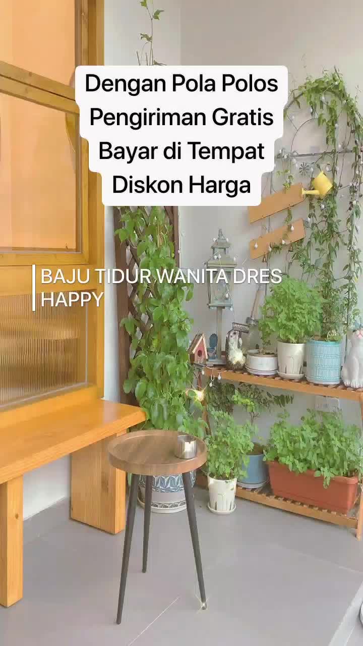 baju tidur wanita dewasa daster happy ukuran L fit XL