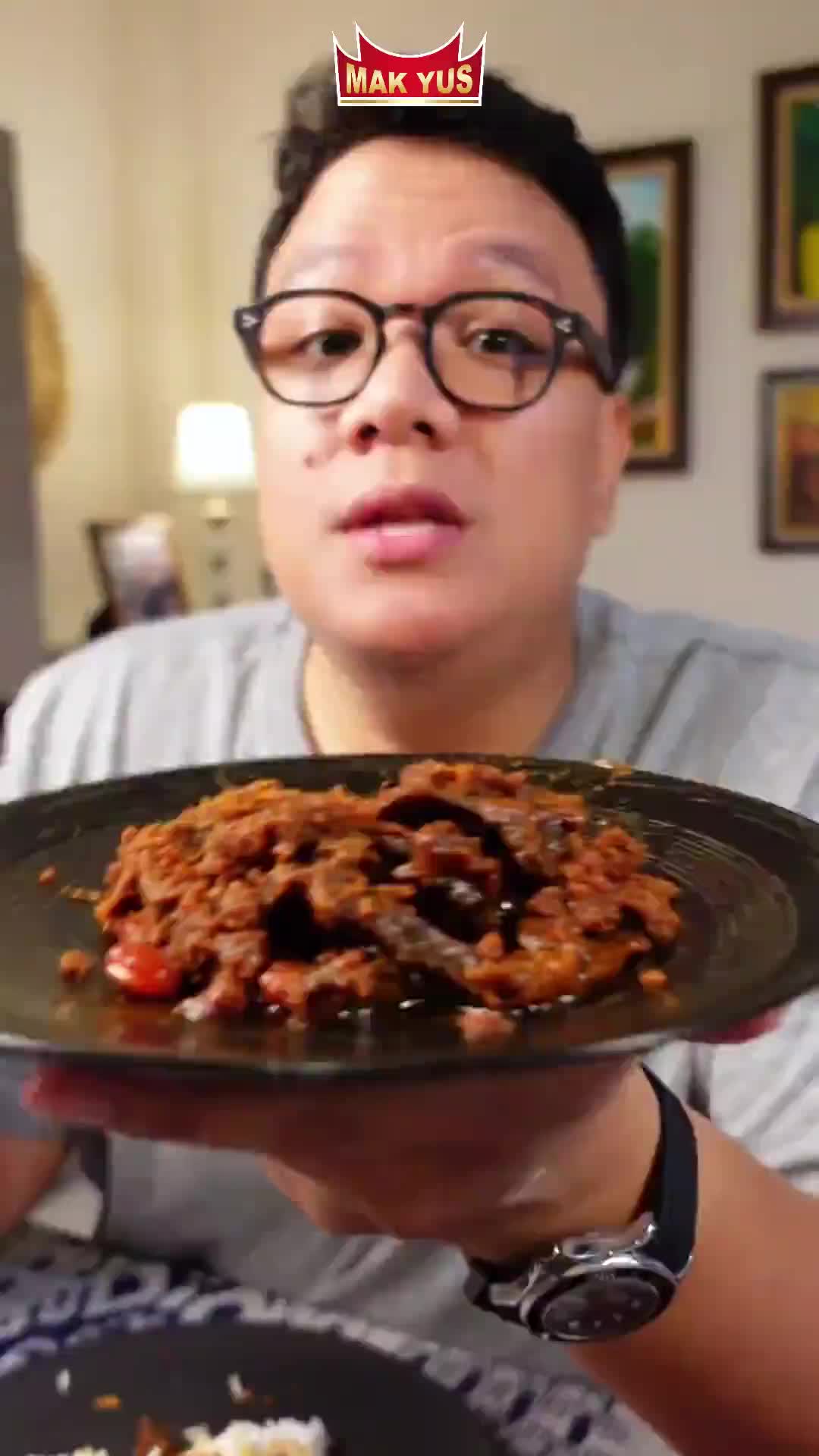 Rendang Paru sapi  Basah (200gr) Mak Yus Food