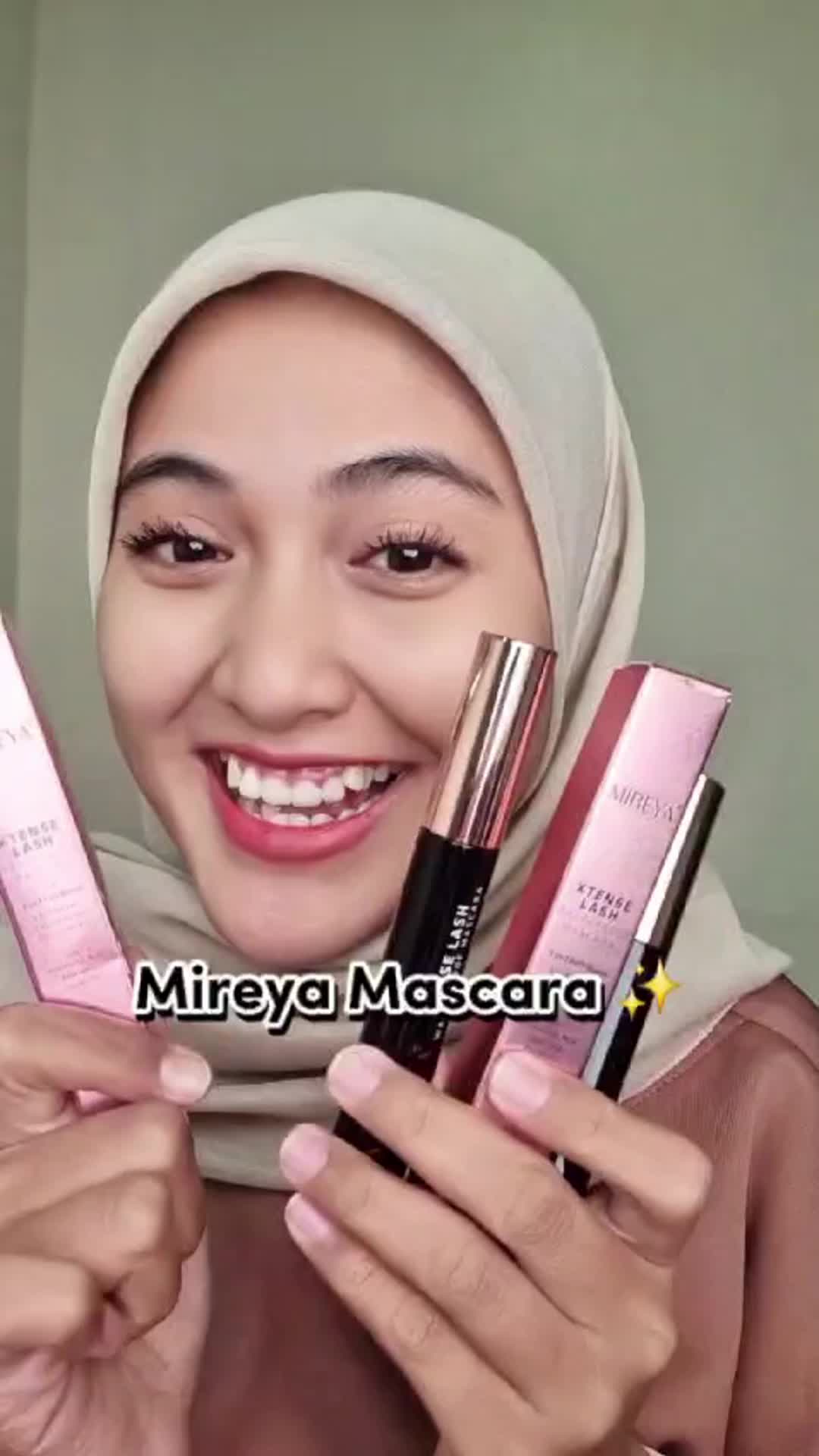 Mireya The Art Mascara Xtense Lash Waterproof - Long Lasting 24H | 3-in-1 Full Boost: Extending, Volumizing & Nourishing with Hyaluronic Acid, Aloe Vera, Castor Oil | Maskara Tahan Air & Tahan Lama
