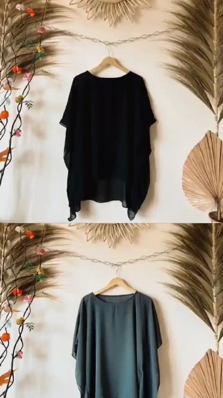 BAJU ATASAN WANITA OUTER POLOS BAHAN CERUTY BABYDOLL TERBATU 2022 Muslim Cardigan Oversize Kaos Panjang Kardigan Twill Weave Modest Basic