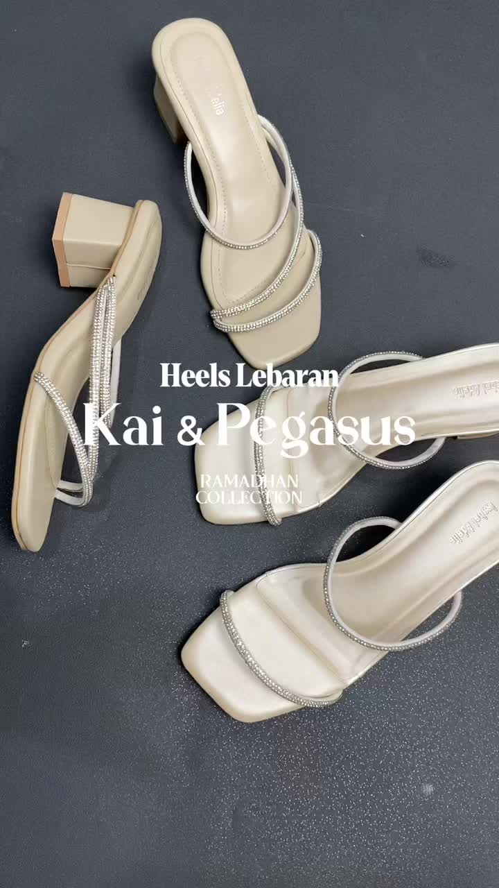 Isabel Adelia PEGASUS Heels Wanita Sepatu Kondangan Elegan Mewah Hak Tahu 5 cm Wisuda