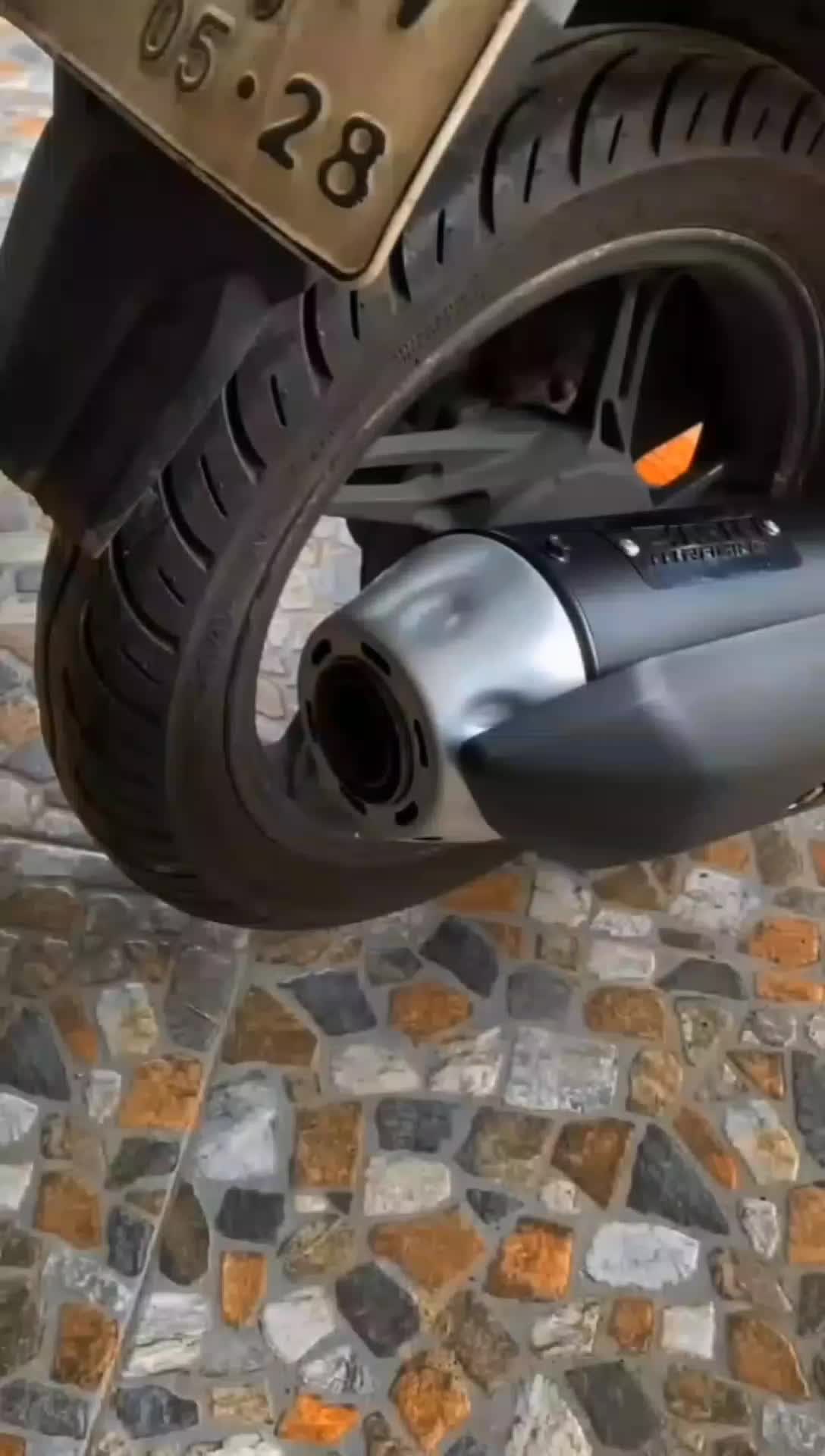Knalpot ZIMO Racing TABUNG VARIO  FULLSYSTEM bas adem BEAT SCOOPY BEAT STREET GENIO VARIO 110fi Motorcycle