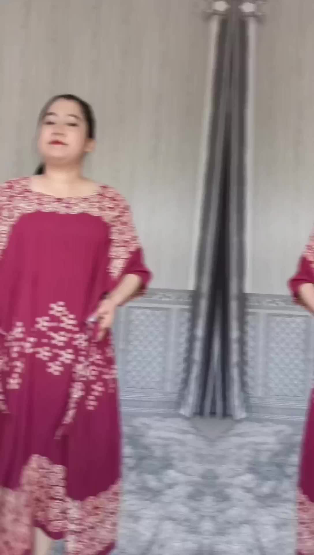 Daster Arab Jumbo Chibi/Centini Slim dengan 4 Tali Samping - LD 160/All Size - Busui Resleting - Wanita, Gamis, Kimono, Panjang, Motif