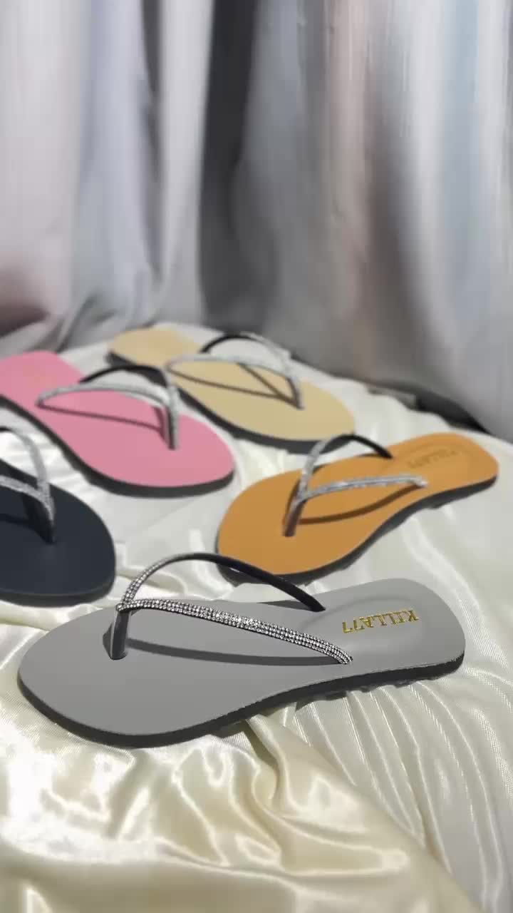 KILLATRI Sandal Jepit Wanita Model Full Permata Sandal Jepit Wanita Karet
