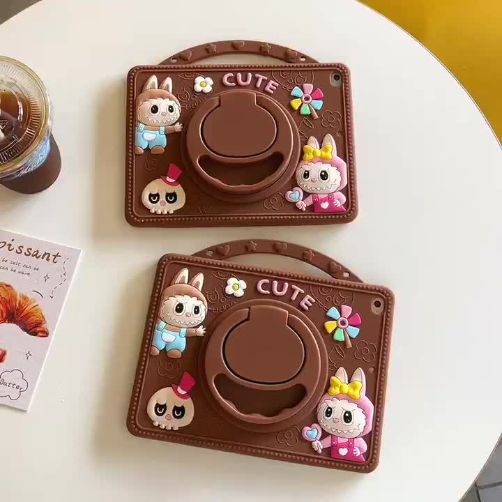 xqxm for Samsung Tab A9 8.7" X110/X115 A9 Plus 11" X210 / X215 / X216/ S9 FE : Case Aman Untuk Anak Motif Cover Lucu Anti Banting for A7 Lite A 8.0 A 10.5 S6 Lite : Casing Silikon