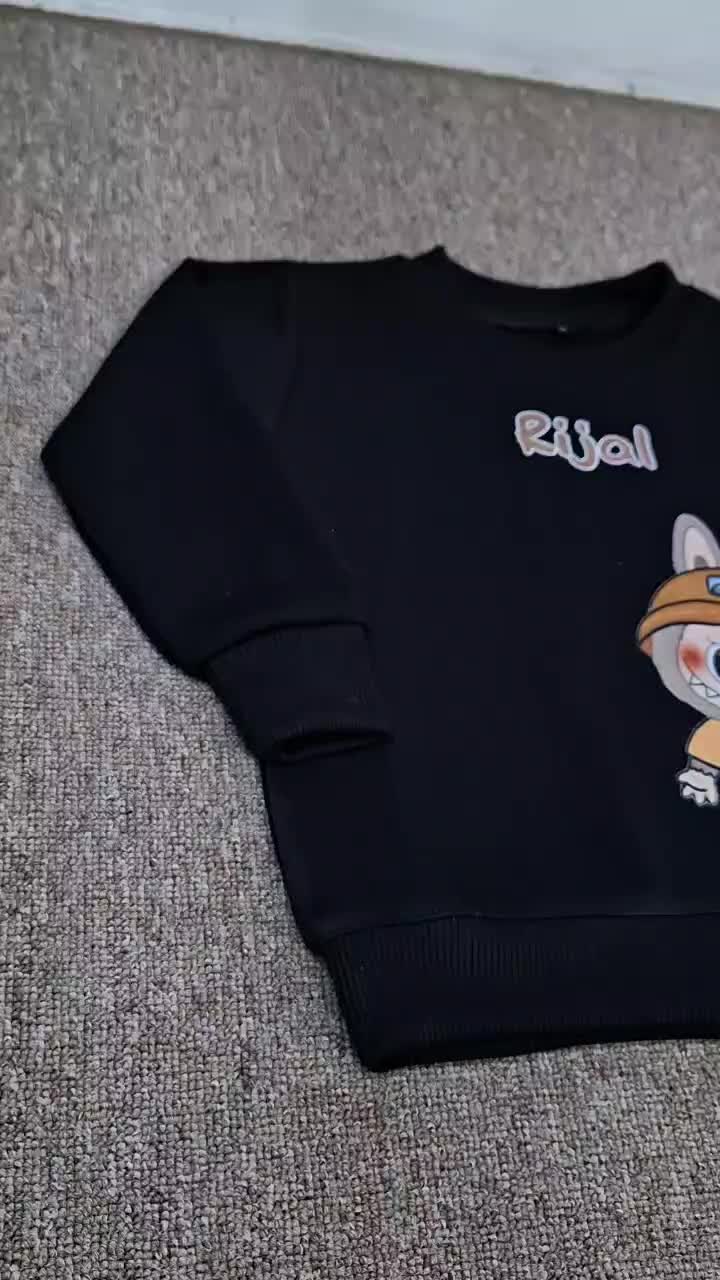 JAKET Sweeter anak usia 1-10th gambar labubu GRATIS NAMA sweeter Fashion
