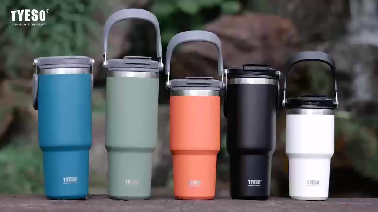Tyeso  1200 ml Tumbler Mug BPA FREE  multifungsi Kantoran Tahan Dingin 24 Jam Mudah Di Bawa TS-8830 Vacuum Insulated