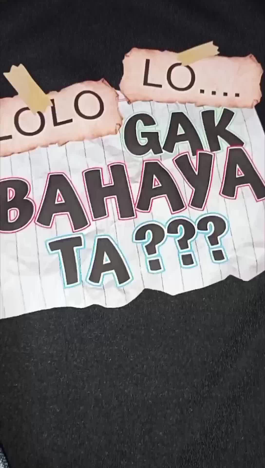 setelan anak unisex/gak bahaya ta/setelan anak kekinian Baju Celana Fashion Motif