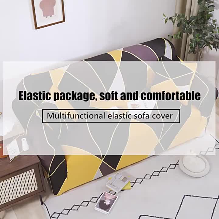 Elastic Cover Sofa Sarung Sofa 3 seater Pattern Motif Menarik Anti-Selip Penutup Sofa Sarung Bantal Sofa Cover L Shape