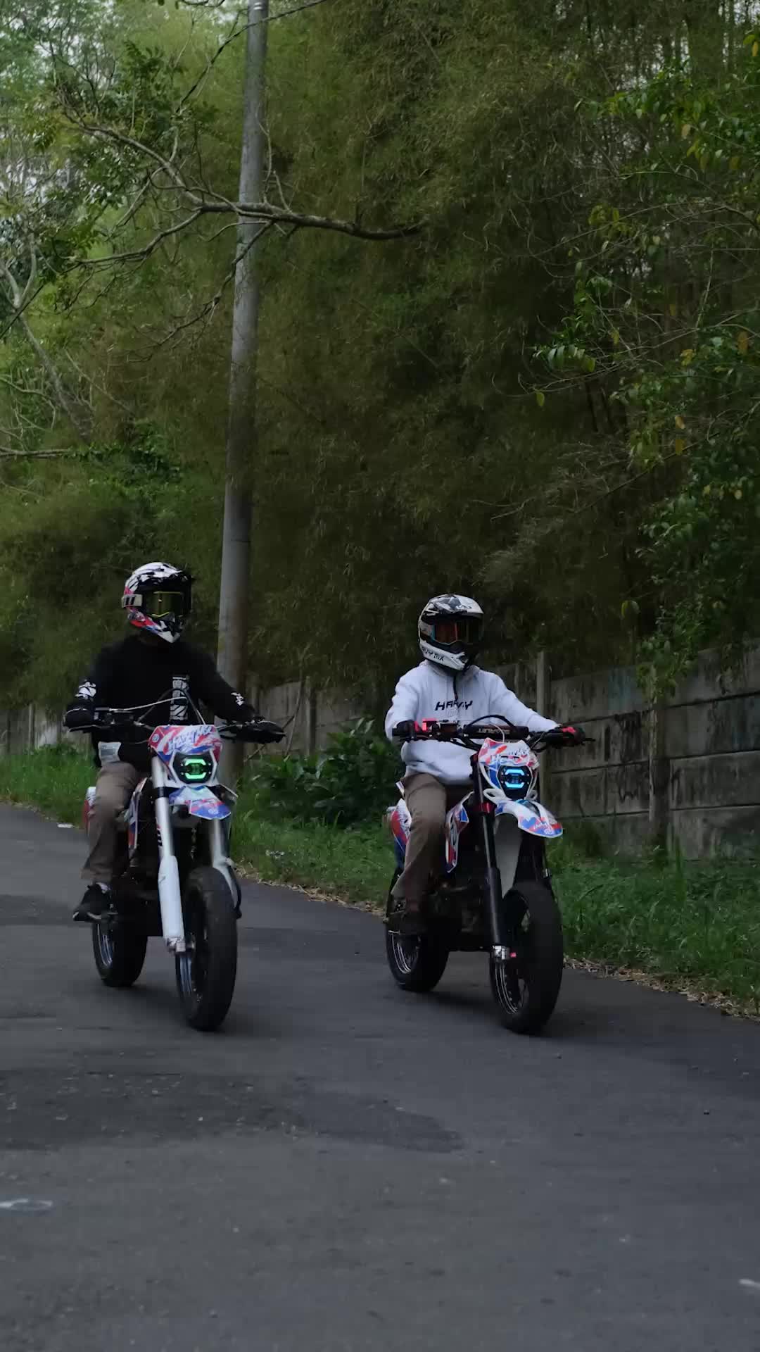 Harvymx Reflektor Laser LED Lampu Depan  Supermoto Motor CRF 150L WR 155 KLX BIGFOOT DTRACKER  Motorcycle