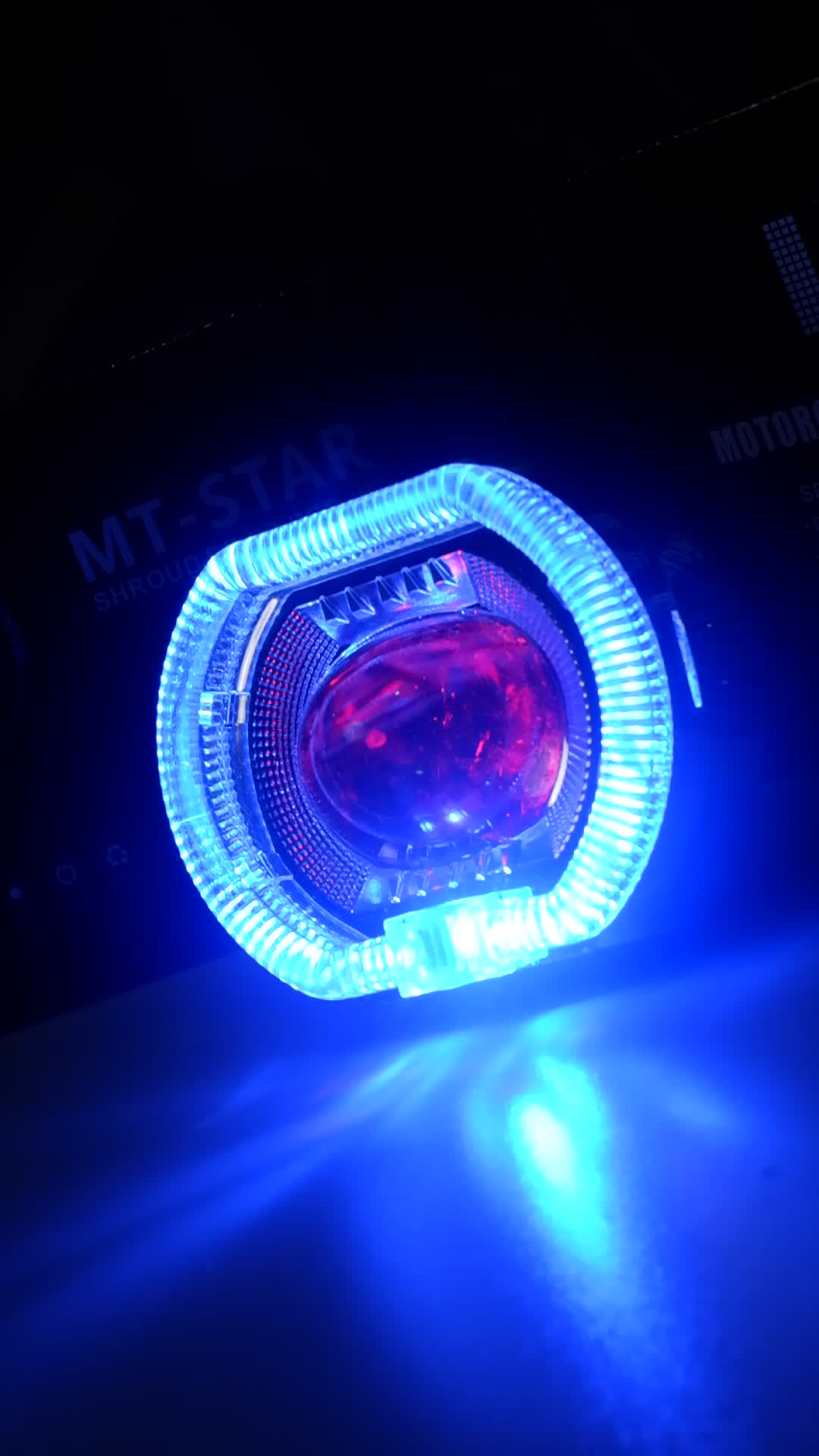 【MT STAR】MP02  Lampu Utama  Projie Biled Cut Off 3Iinch Silver Series High Low 5 Kabel Terbaru jamin terang Untuk Car/Motorcycle Asli