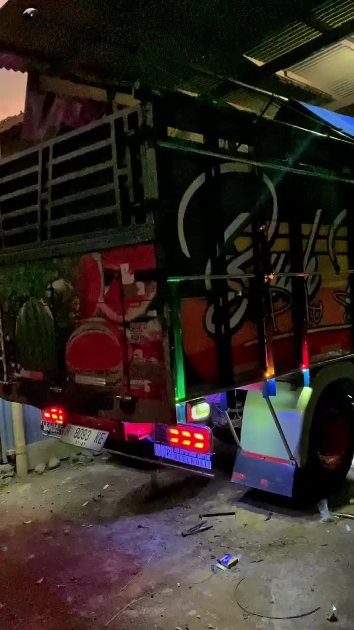 Modul Lampu Kolong 1Lampu 3Fungsi 12/24V untuk Kendaraan Mobil Truck & Bus Car
