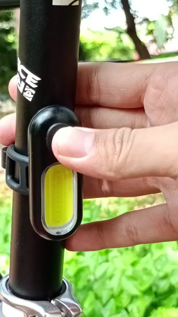 ROCKBROS PT-6005 Bike Tail Clip Light Mini Lamp Bicycle Rechargeable Lampu Belakang Seatpost Sepeda Portable Outdoor