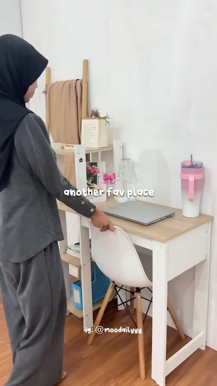 PIRA -  FELIX DK80 Meja Kerja / Meja Belajar dengan Rak Buku