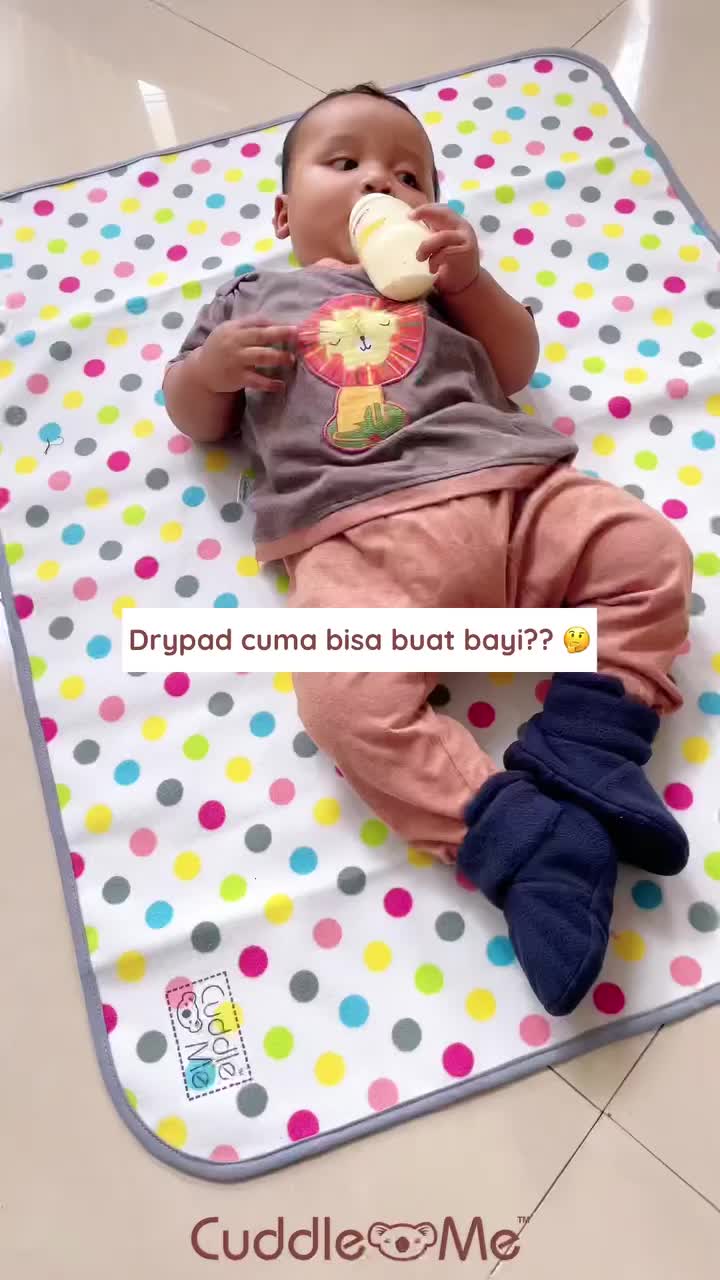 Cuddle Me Drypad Perlak dan Alas Kasur Ompol Bayi Waterproof Bingkisan Kado Lahiran Newborn Hingga Dewasa Tidur Perlengkapan