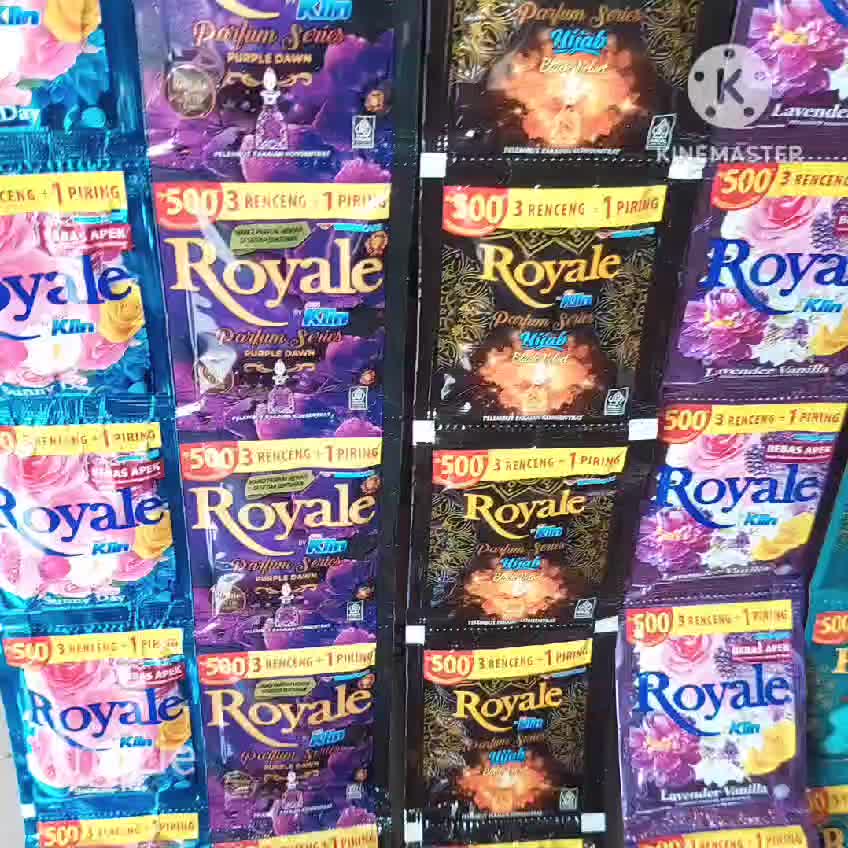 Royale pewangi 1 renceng isi 12 pcs Bunga Hijau